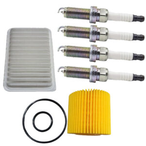 Service Kit for Toyota Auris / Corolla / Quest 1.3, 1.5, 1.6 (2007 – Onwards) Filters and Spark Plugs