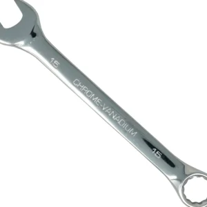 15mm Metric Ring and Open End Combination Spanner